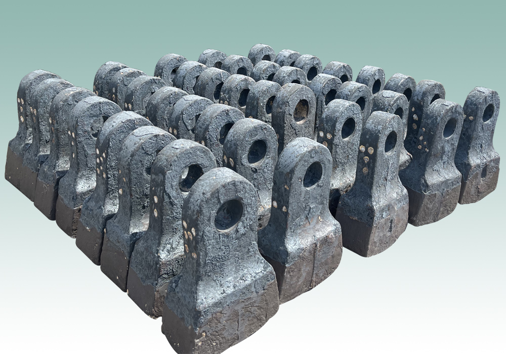 雙金屬錘頭廠家,陶瓷復合錘頭廠家,耐磨合金錘頭,破碎機錘頭-臨沂天闊